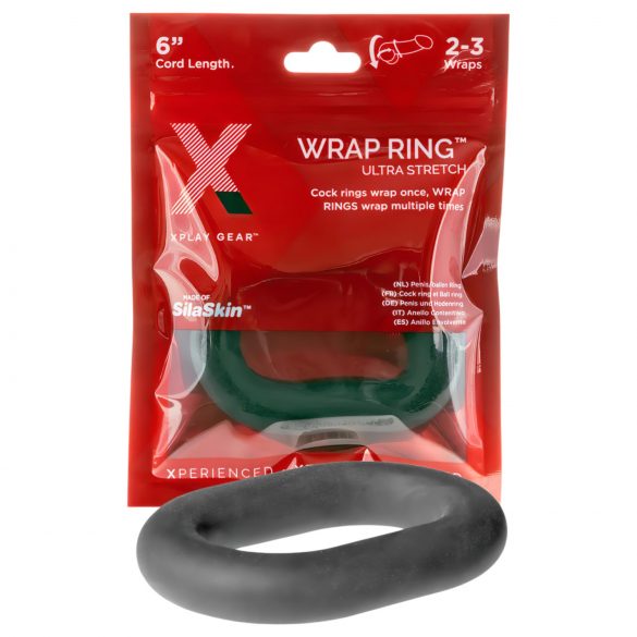 Perfect Fit Ultra Wrap 6 - anello fallico spesso nero (15 cm)