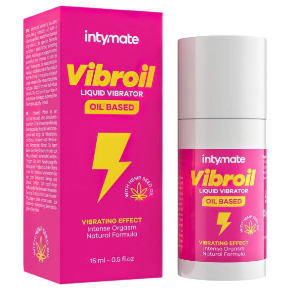 Intymate Vibroil - vibratore liquido a base di olio (15ml)