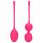 Set di Palline Vaginali Pesate Loveline - Duo (Rosa) 