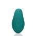 Vibratore di coppia ricaricabile e impermeabile con telecomando wireless "Loveline" (verde) 