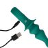 Vibratore Anale Ricaricabile "Loveline" con Perline (Verde) 