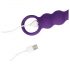 Loveline - vibratore anale ricaricabile con sfere (viola)