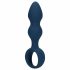 Dildo anale piccolo con anello della collezione Loveline (blu) 