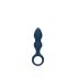 Dildo anale piccolo con anello della collezione Loveline (blu) 