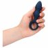 Dildo anale piccolo con anello della collezione Loveline (blu) 