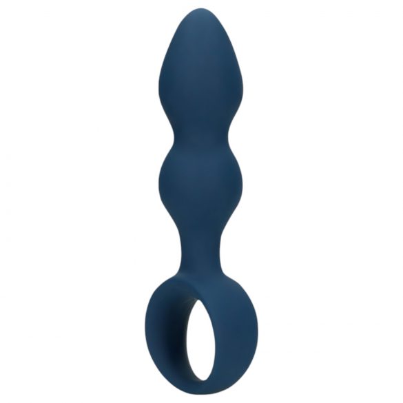 Loveline - dildo anale con anello di presa - medio (blu)