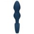 Dildo anale medio della Loveline con anello di presa (blu) 