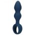 Loveline - dildo anale con anello di presa - grande (blu)