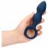 Dildo anale grande con anello della serie Loveline (blu) 