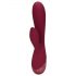 Loveline - Vibratore ricaricabile con stimolatore clitorideo (rosso)