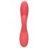 Loveline - vibratore rosa impermeabile con stimolatore clitorideo, ricaricabile