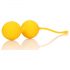 Set di Sfere per Pavimento Pelvico in Silicone Loveline - Bi-componente (giallo) 