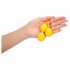 Set di Sfere per Pavimento Pelvico in Silicone Loveline - Bi-componente (giallo) 