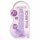 REALROCK - Dildo realistico trasparente viola (17cm)