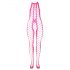 Ouch! - Tuta aperta fluorescente che brilla al buio (rosa)  - XL-4XL