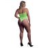 Ouch! - Body Fluorescente Incrociato (verde neon) 