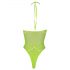 Ouch! - Body effetto cinturino fluorescente (verde neon)