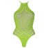 Ouch! - Body effetto cinturino fluorescente (verde neon)