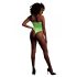 Ouch! - Body Fluorescente Incrociato (verde neon)  - XL-4XL