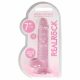 REALROCK - Dildo realistico trasparente rosa (17cm) 