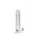 Dildo Realistico Trasparente RealRock - Cristallino (17cm) 