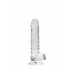 Dildo Realistico Trasparente RealRock - Cristallino (17cm) 