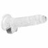 Dildo Realistico Trasparente RealRock - Cristallino (17cm) 