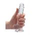 Dildo Realistico Trasparente RealRock - Cristallino (17cm) 