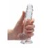 Dildo Realistico Trasparente RealRock - Cristallino (17cm) 