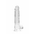 REALROCK - Dildo realistico trasparente - incolore (19cm) 