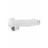 REALROCK - Dildo realistico trasparente - cristallino (19cm)