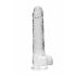 REALROCK - Dildo Realistico Trasparente - Cristallino (22cm) 