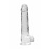 REALROCK - Dildo Realistico Trasparente - Cristallino (22cm) 