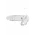 REALROCK - Dildo Realistico Trasparente - Cristallino (22cm) 