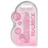 Dildo REALROCK semitrasparente realistico - rosa (15cm) 