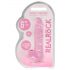 Dildo REALROCK semitrasparente realistico - rosa (15cm) 