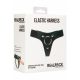 Imbracatura Universale Elastica REALROCK per Dildo con Strap-On (Nera) 