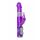 Vibratore Rabbit Easytoys con perle rotanti e stimolatore clitorideo (viola) 