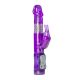 Vibratore Rabbit Easytoys con perle rotanti e stimolatore clitorideo (viola) 