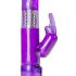 Vibratore Rabbit Easytoys con perle rotanti e stimolatore clitorideo (viola) 