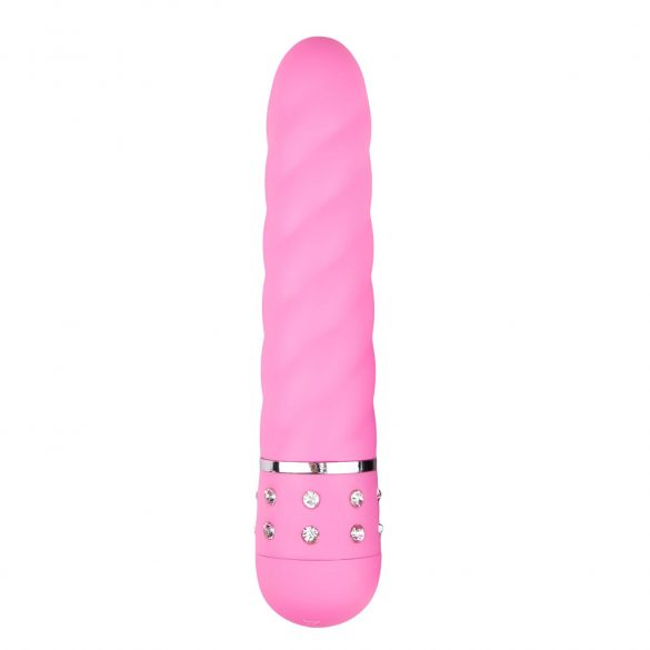 Vibratore Rosa Con Asta a Spirale Easytoys Diamante 