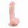 Dildo realistico con testicoli e ventosa Easytoys (15cm) - colore naturale 