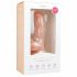 Dildo realistico con testicoli e ventosa Easytoys (15cm) - colore naturale 