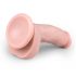 Dildo realistico con testicoli e ventosa Easytoys (15cm) - colore naturale 