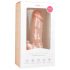 Easytoys - Dildo ventosa con testicoli (17,5 cm) - naturale