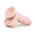 Easytoys - Dildo ventosa con testicoli (17,5 cm) - naturale