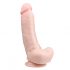 Dildo Realistico con Ventosa e Testicoli (20cm) - Colore Naturale 