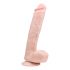 Dildo Grande e Realistico con Ventosa e Testicoli - Colore Naturale (Lunghezza 26,5cm) 