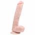 Dildo Grande e Realistico con Ventosa e Testicoli - Colore Naturale (Lunghezza 26,5cm) 