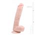 Dildo Grande e Realistico con Ventosa e Testicoli - Colore Naturale (Lunghezza 26,5cm) 